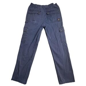 TICOMELA Flame Resistant Cargo Pants Mens 32x32 (32x30) Blue FR NFPA 2112 CAT2